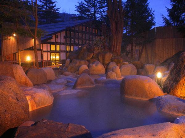 Hot spring bath, Hirayu no Mori in Takayama