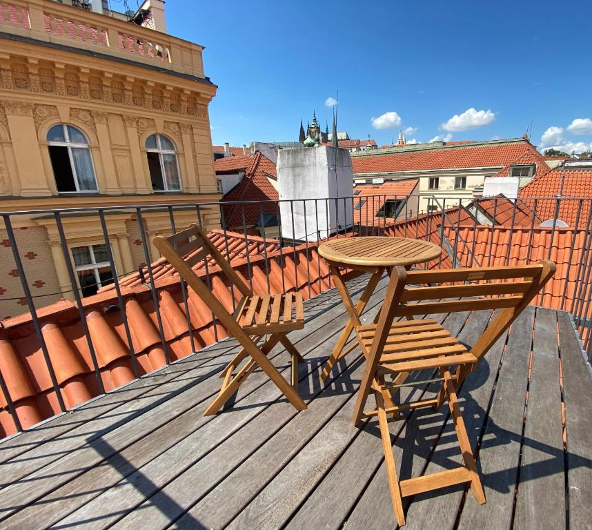 Balcony/terrace, EA Residence U Bile Kuzelky in Prague
