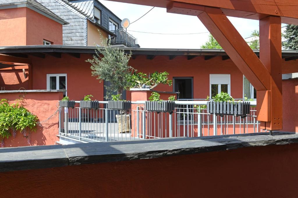 Balcony/terrace, Hotel Casa Verde in Trier