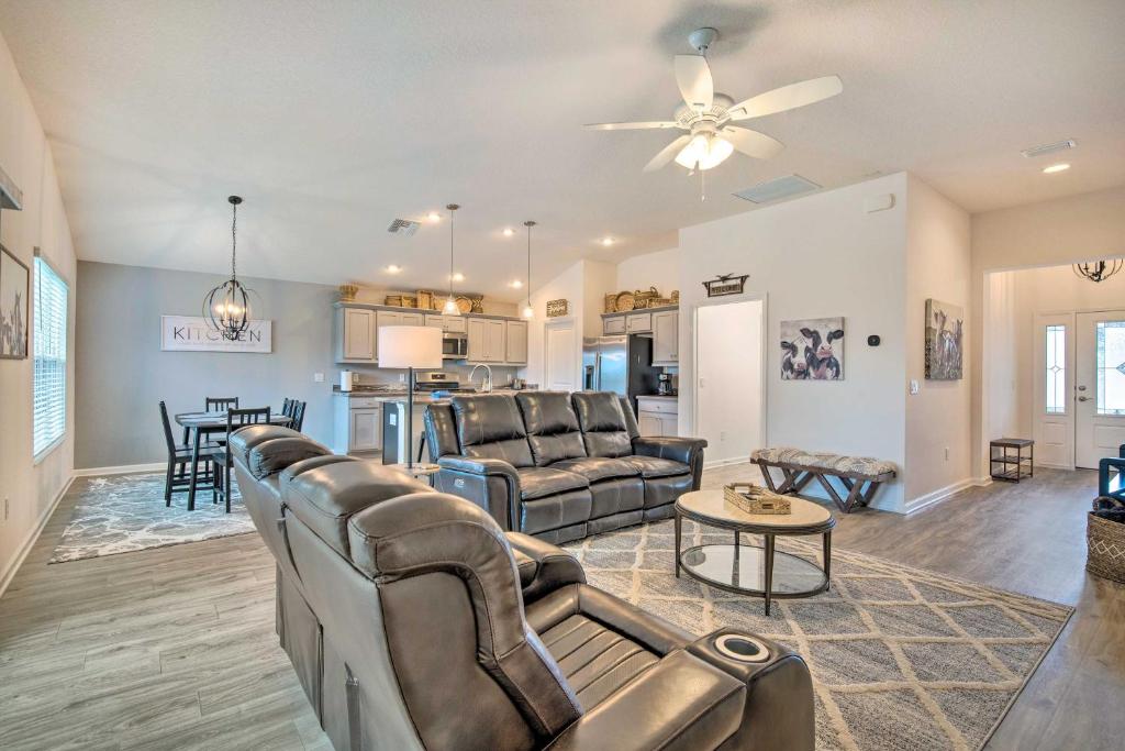 Home with Lanai and Golf Cart in The Villages, Wildwood