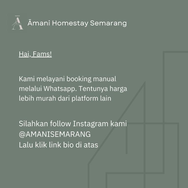 Sewa Rumah Amani Homestay Semarang photo