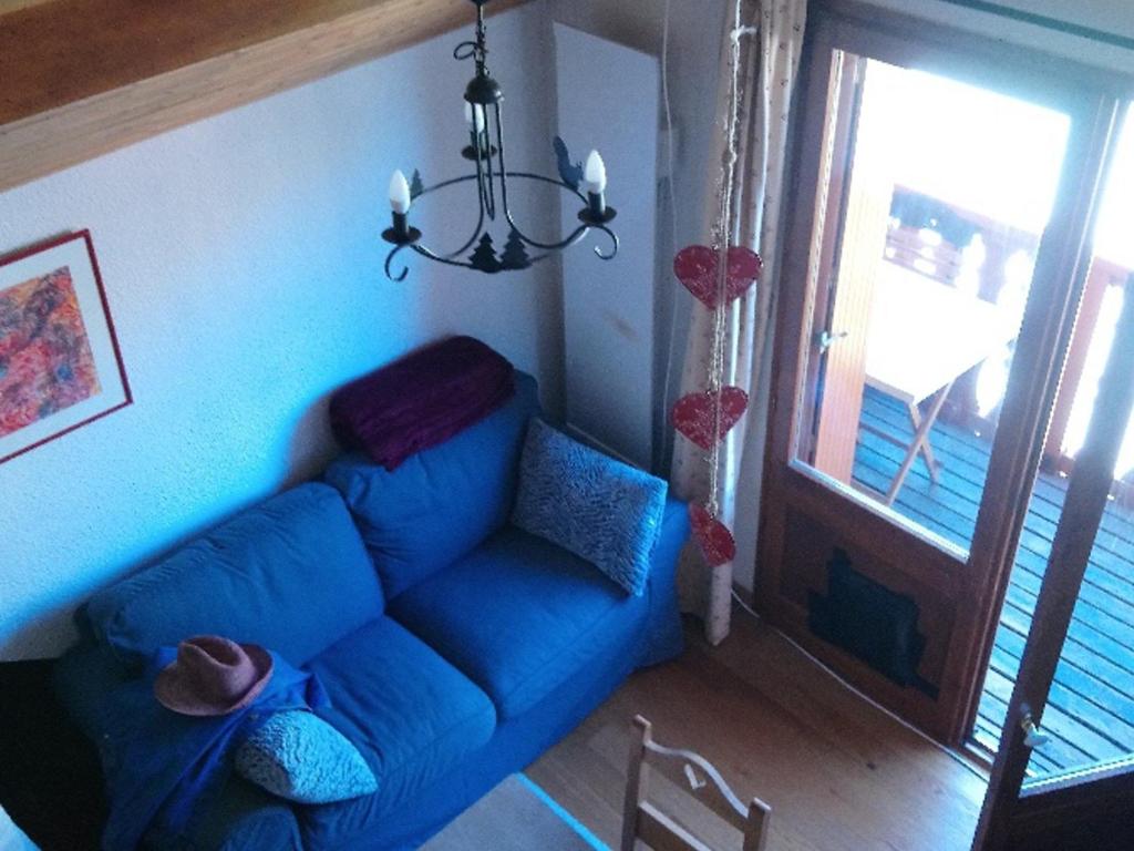Studio cabine + mezzanine pour 4, balcon et vue Ouest à Valloire - FR-1-263-485 - 3