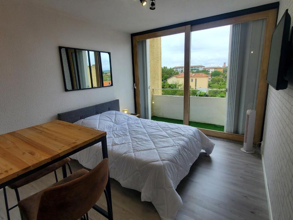 Studio avec balcon, vue sur jardins et cathédrale - 3