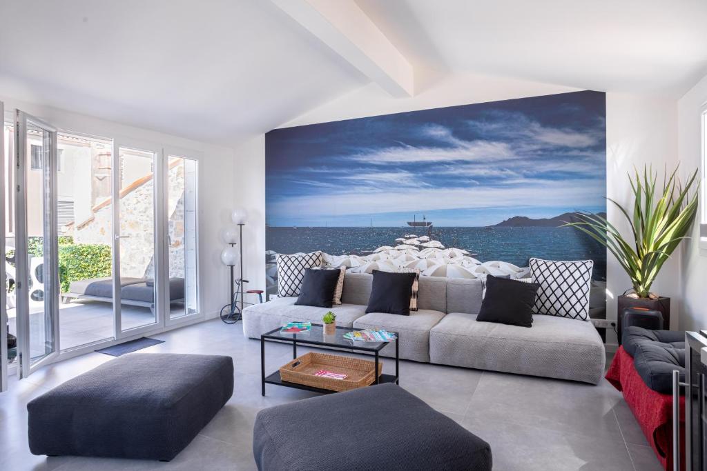 Cannes Experience Pastour Privatize 6 aparts 10bedrooms&9baths 11doublebeds with his duplexpenthouse ROOFTOP close palais congres beaches et Suquet - 1