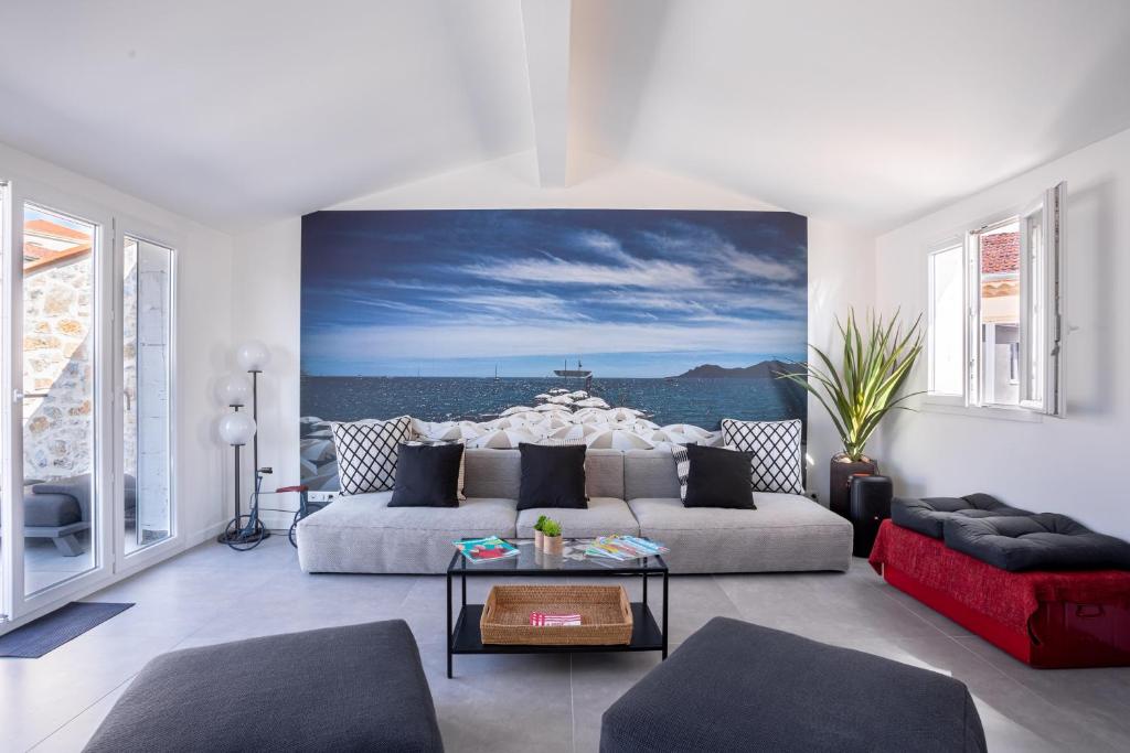 Cannes Experience Pastour Privatize 6 aparts 10bedrooms&9baths 11doublebeds with his duplexpenthouse ROOFTOP close palais congres beaches et Suquet - 4