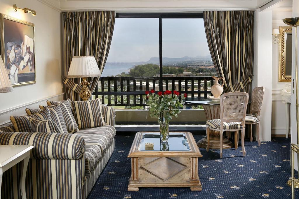 Balcony/terrace, Aquila Rithymna Beach Hotel in Crete Island