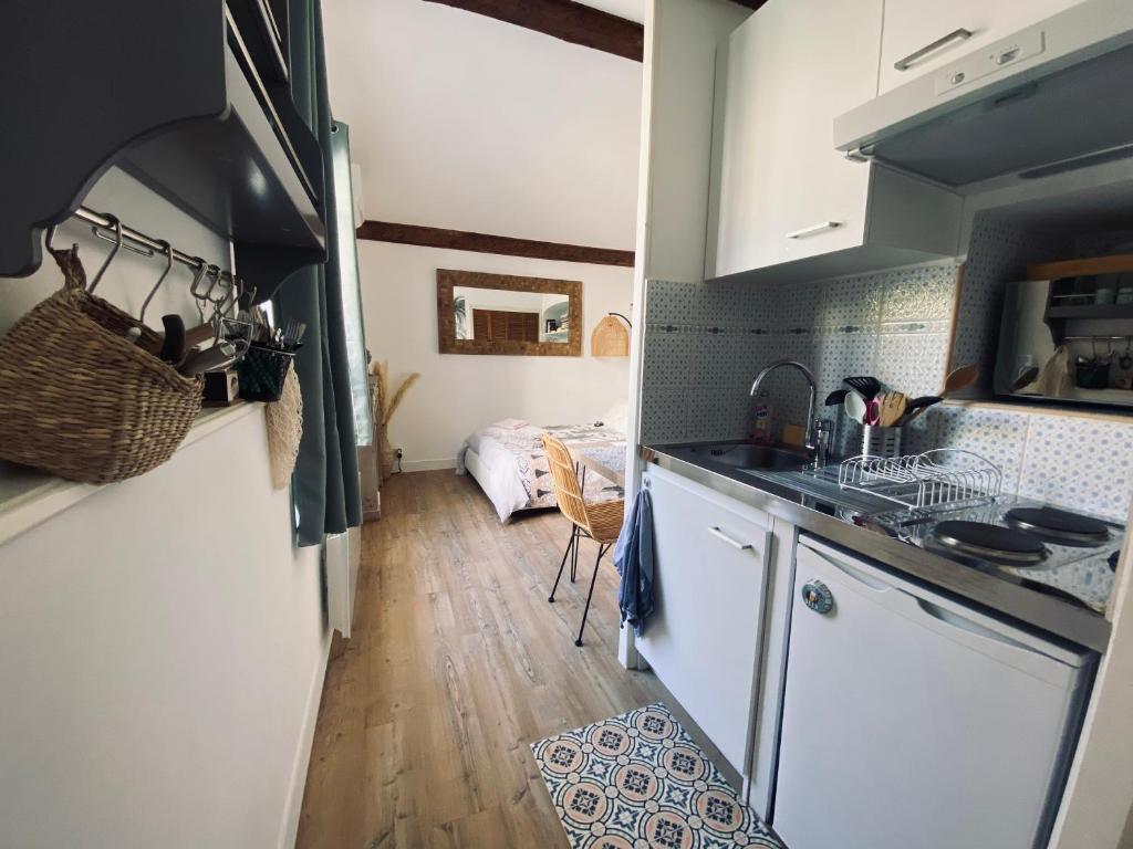 Jolie studio climatisé avec parking et proche de la mer - 5