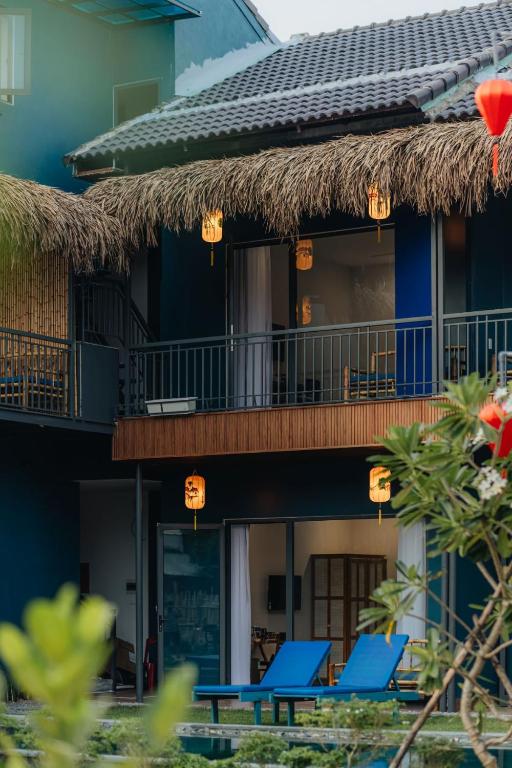 응옥 안 방 빌라 정원