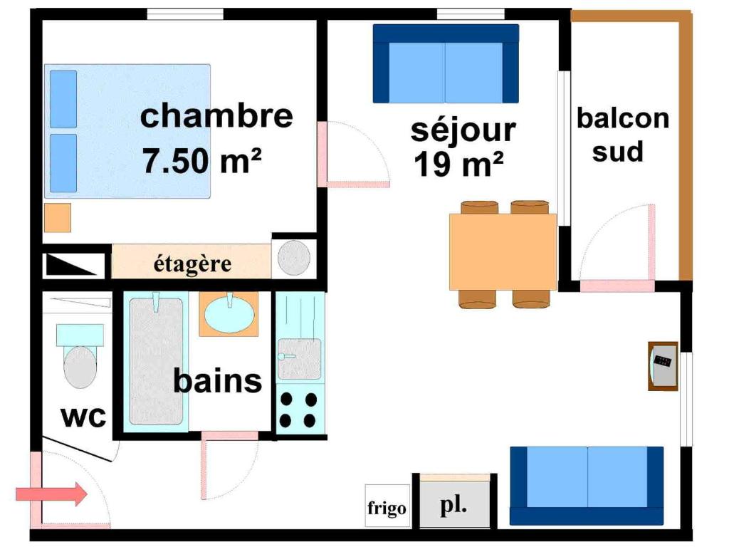 Charmant appartement à 300m des pistes à Lanslebourg avec balcon et garage - FR-1-508-71 - 3
