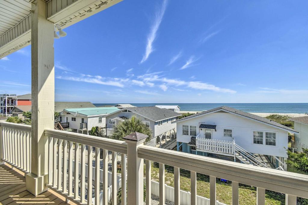 Coastal Retreat with Double Deck and Ocean Views!, Ocean Isle Beach