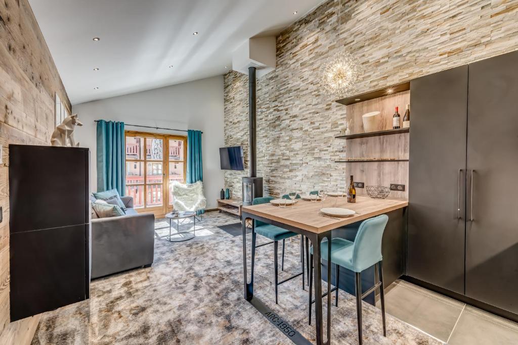 Arc 1950 - Charmant Appart 2-4 pers dans résidence hôtelière, Skis aux pieds, Arc 1950