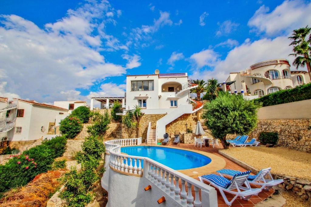 Blanca - vacation villa with panoramic sea views and private pool in Benissa, Benissa