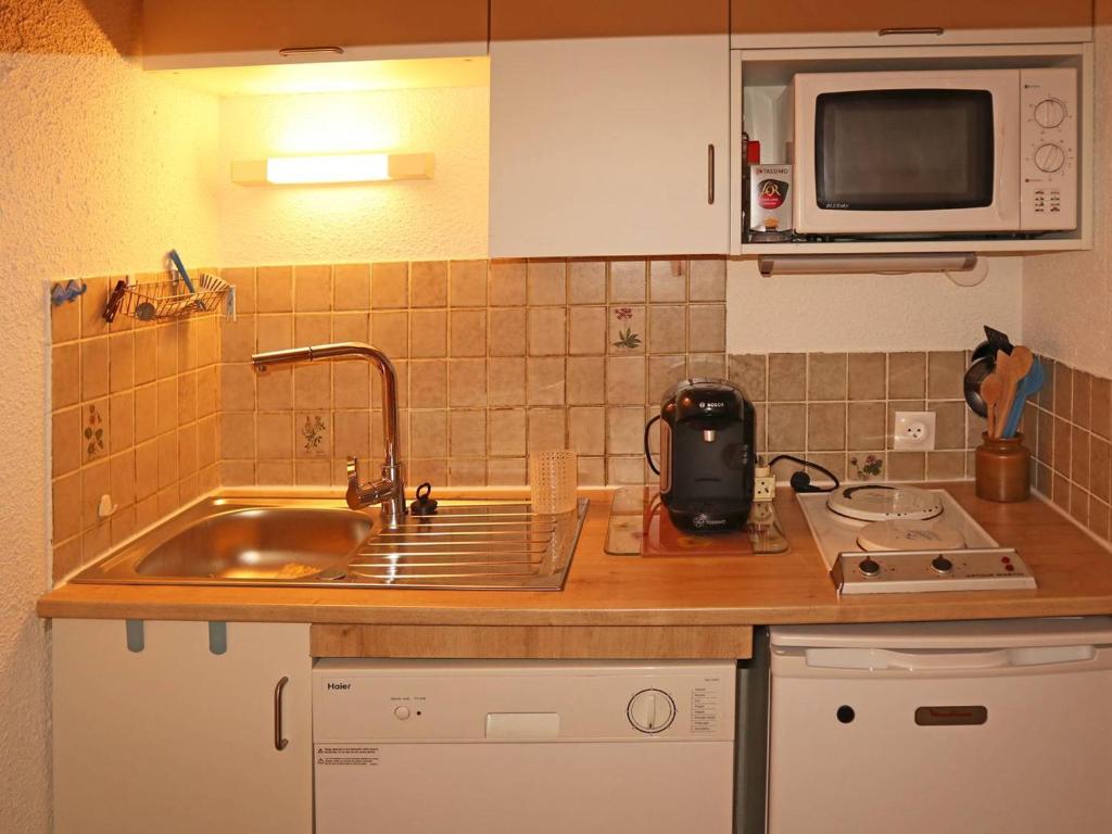 Studio familial avec accès direct aux pistes, balcon sud, 4 pers, centre station, Les Orres - FR-1-322-493 - 2