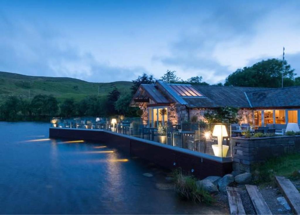 Number 57 lodge at Brynteg Holiday Park near Caernarfon - pet-friendly self-catering