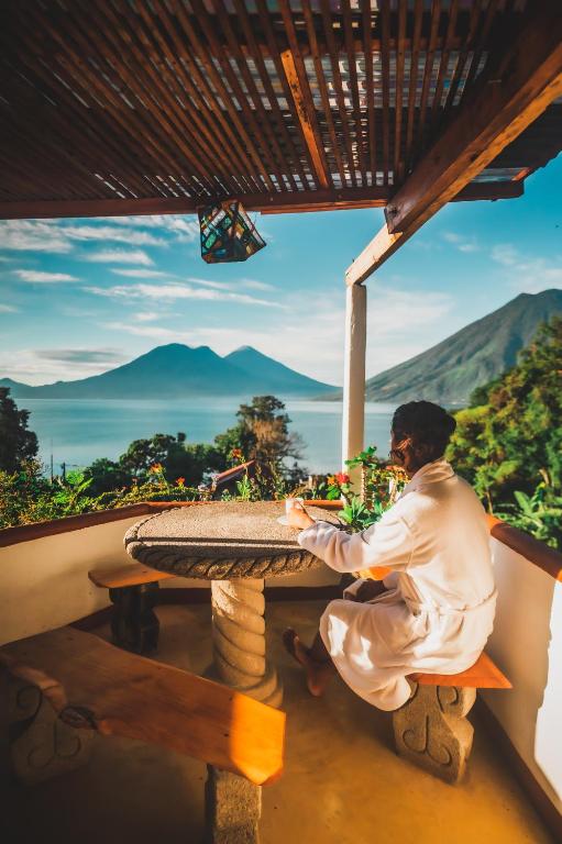 lush atitlan terrace view