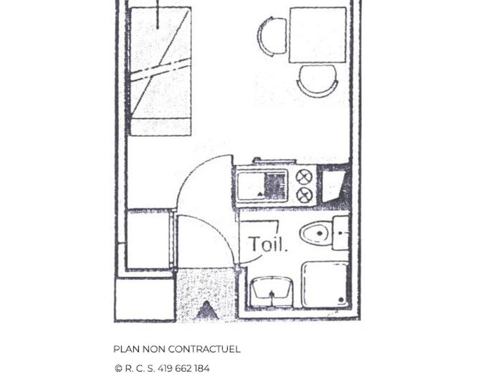 Studio cosy 2 pers, Les Menuires, animaux admis - FR-1-452-161 - 2