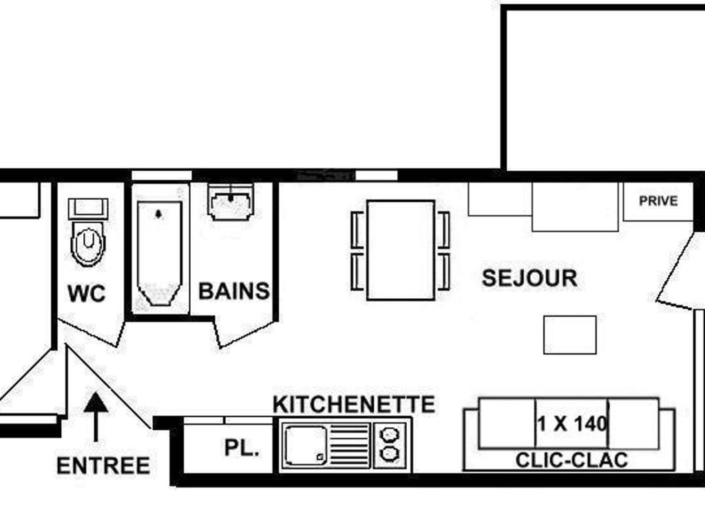 Appartement 2 pièces pour 4 personnes aux Saisies - 2