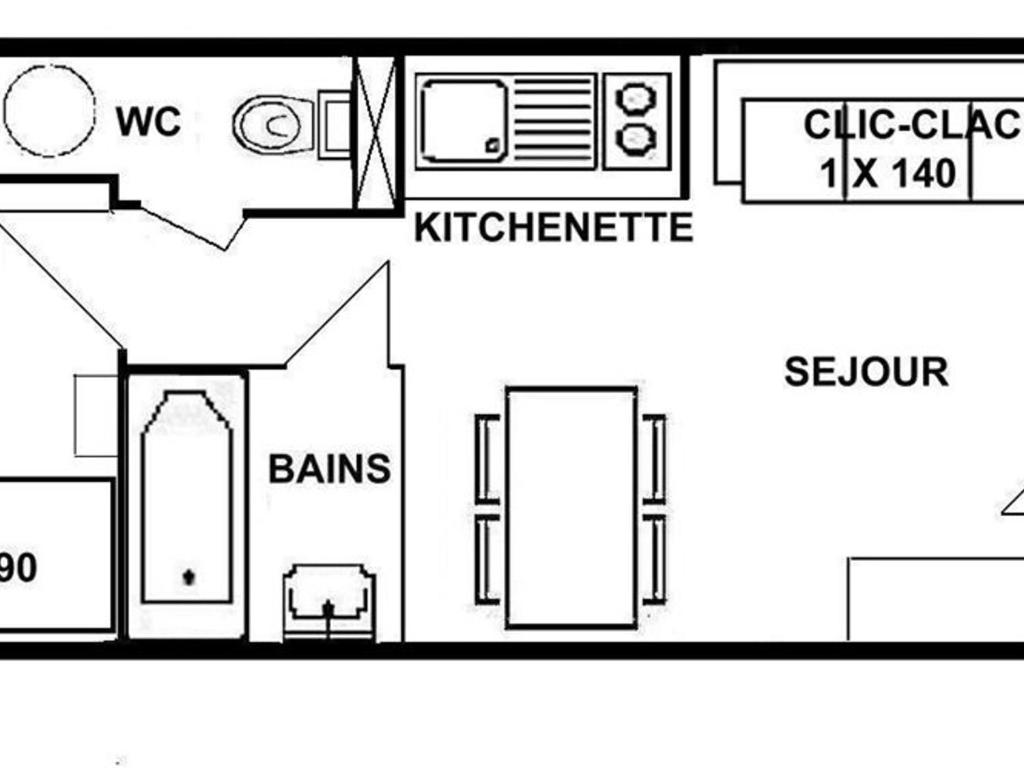 Studio confortable Les Saisies pour 4 pers, près des commerces - 2