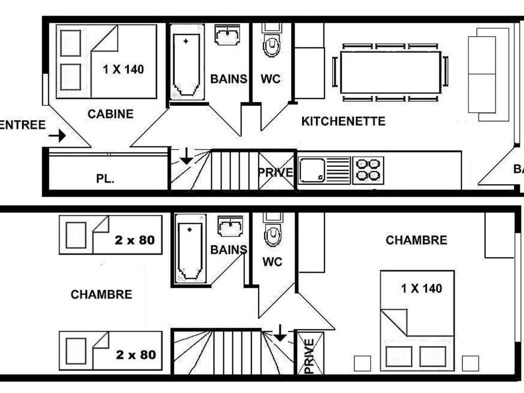 Charmant Duplex 3 Pièces, 8 Pers, Proche Centre & Commerces - 3