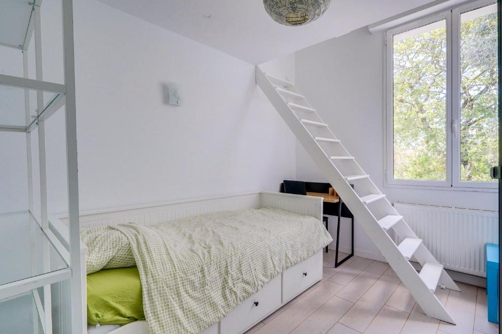 Bordeaux centre, Appartement privatif et chambres privées, piscine, parking - 4