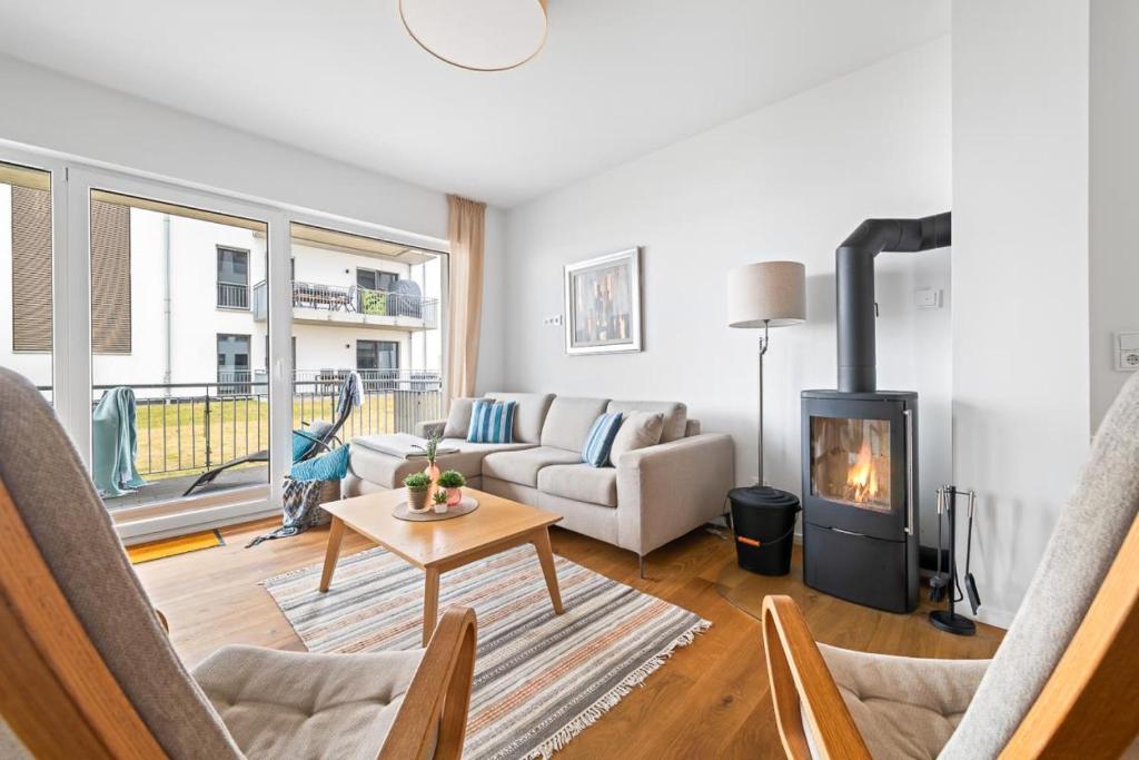 Ocean Deep EG, Terrasse, Kamin, Olpenitz