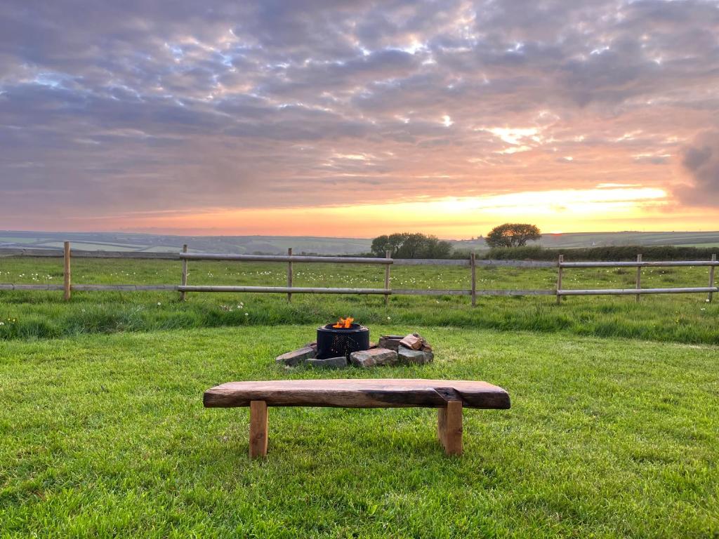 Shepherds Hut in a Private Meadow, Hartland photo 8