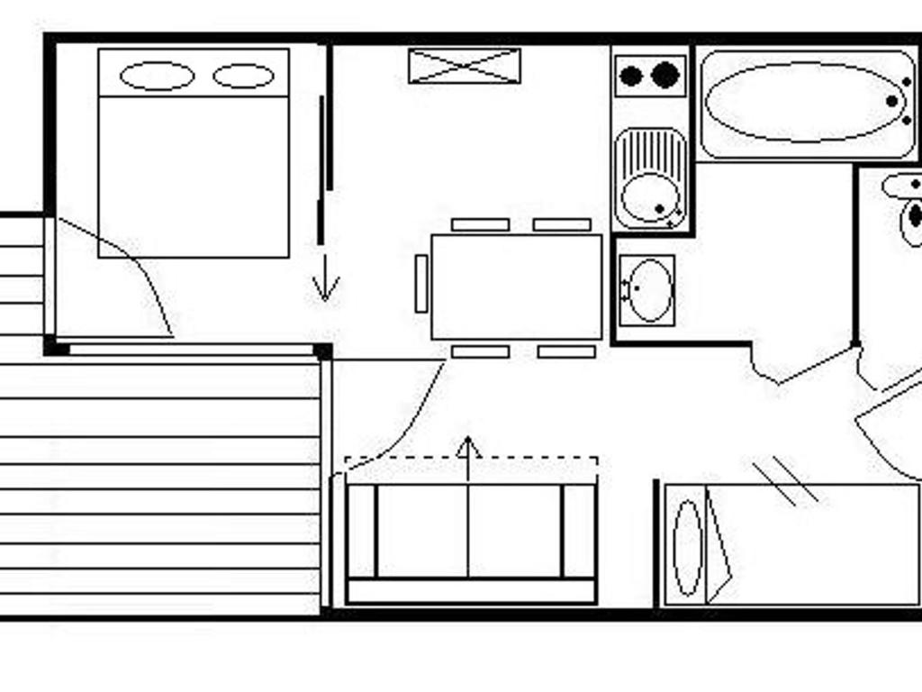 Studio cosy aux Menuires - Ski aux pieds avec balcon et parking - FR-1-344-910 - 2