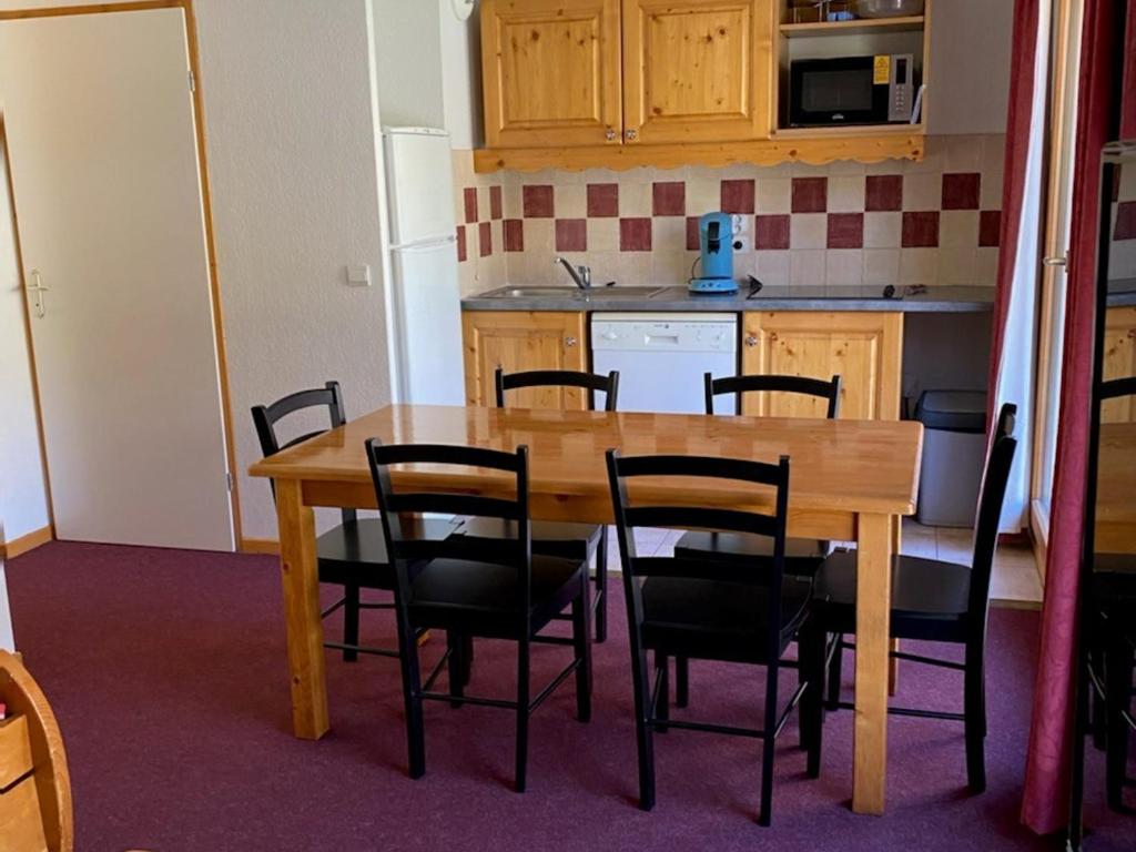 3 pièces pour 6 pers avec balcon, parking, et wifi à Orcières-Merlette - FR-1-636-216 - 2
