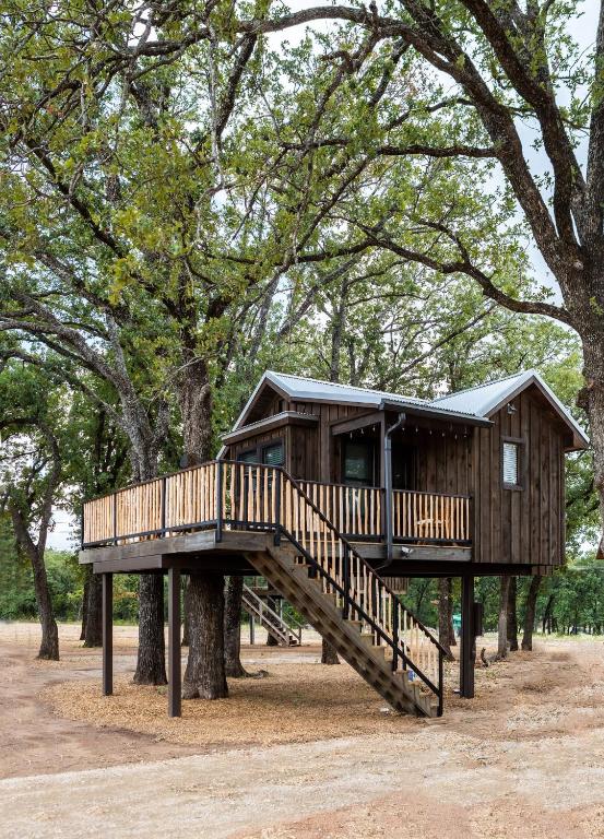 Cedar Waxwing Treehouse15 MIN to MagnoliaBaylor, Elm Mott