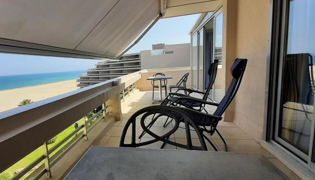 20 m2 de terrasse face à la mer à Canet en Roussillon - 1