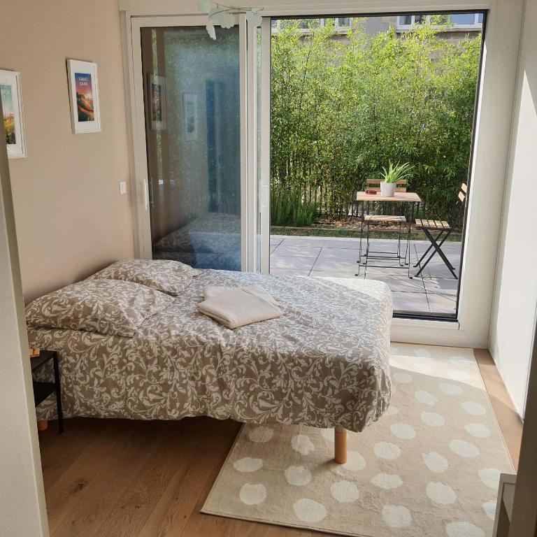 Jolie suite parentale, chambre et salle d'eau, avec son coin de verdure à 5 minutes à pied du centre ville - 3