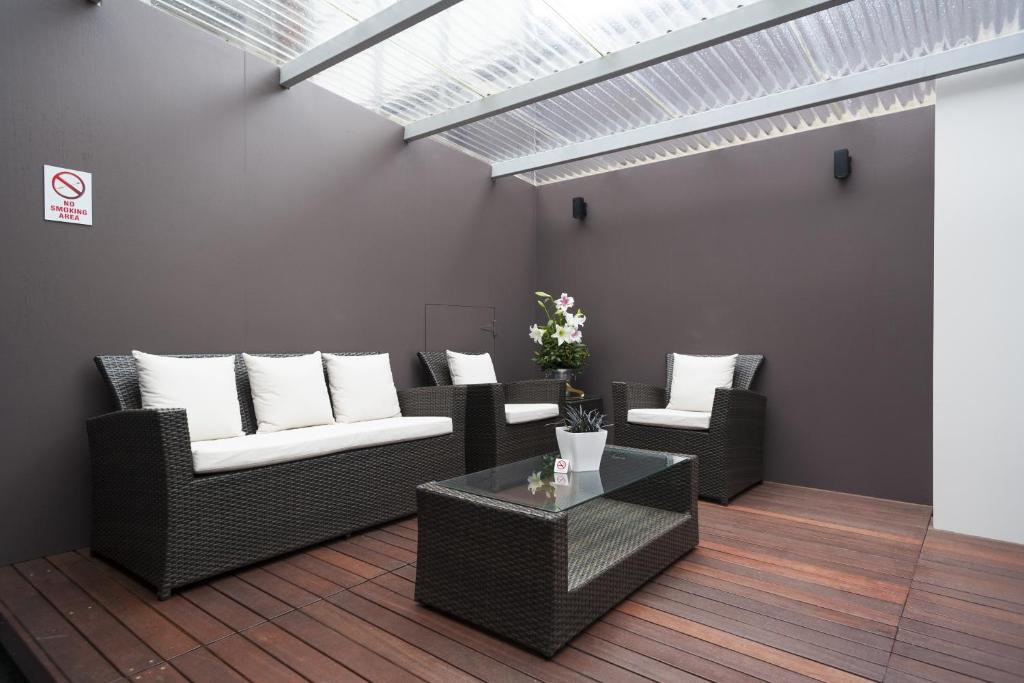 Balcony/terrace, 315 Euro Motel & Serviced Apartments in Dunedin