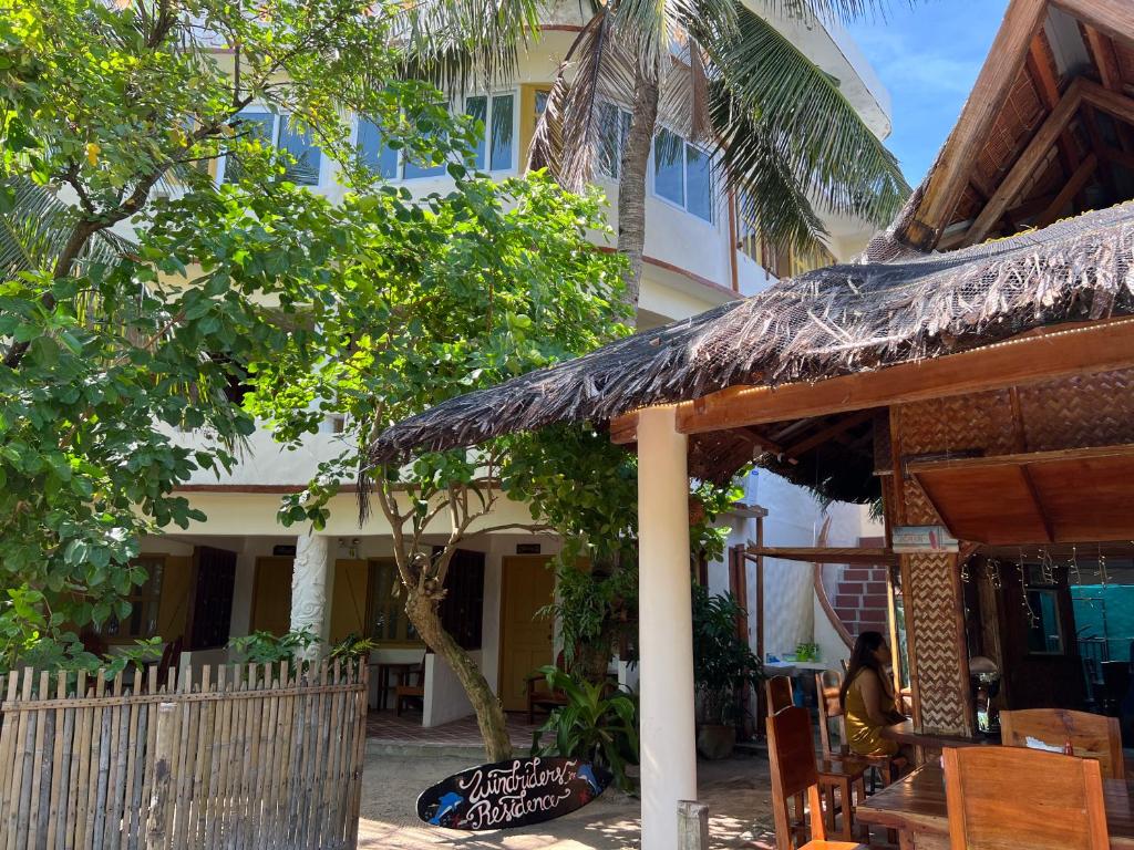Exterior view, Wind Riders Inn and Cafe in Boracay Island