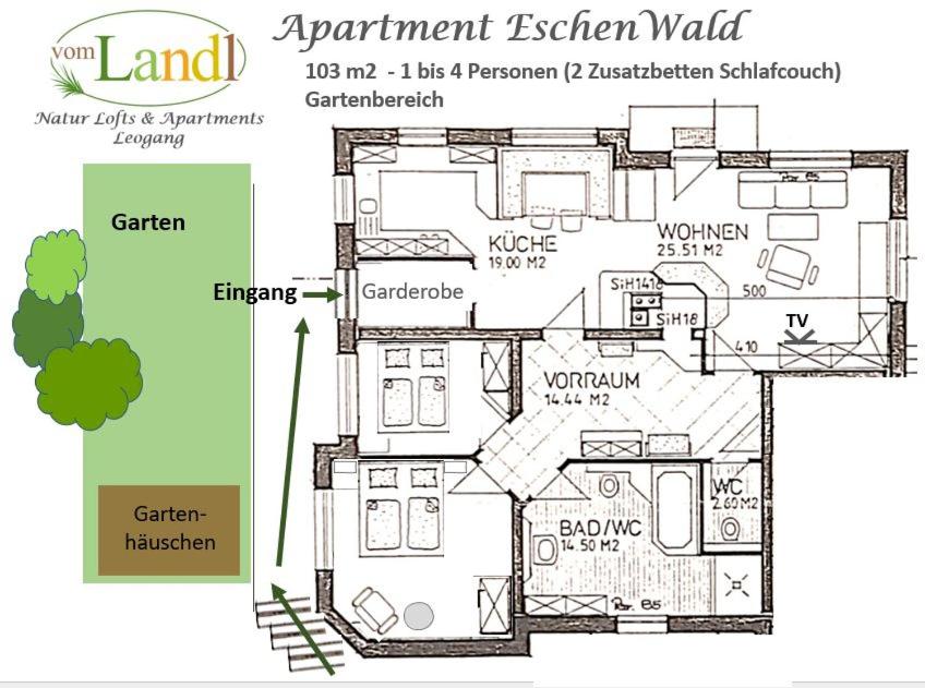 103 m2 Apartment EschenWald vomLandl Leogang - 5