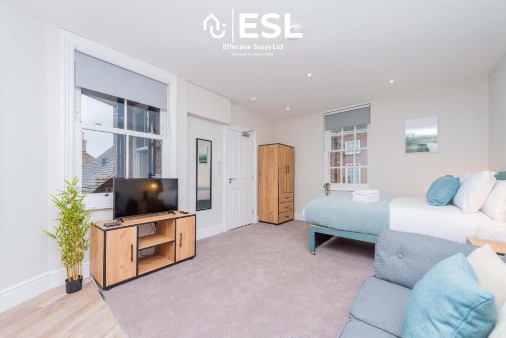 Studio 2, Second Floor Town Centre Apartment, Shrewsbury