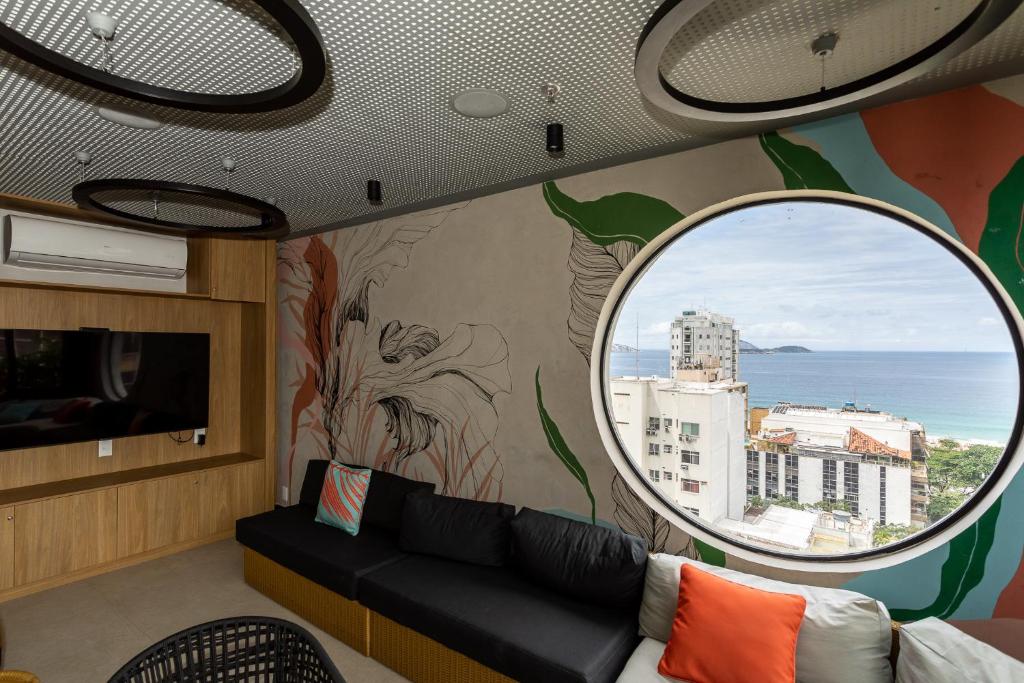 Shared lounge/TV area, Mar Ipanema Hotel in Rio De Janeiro