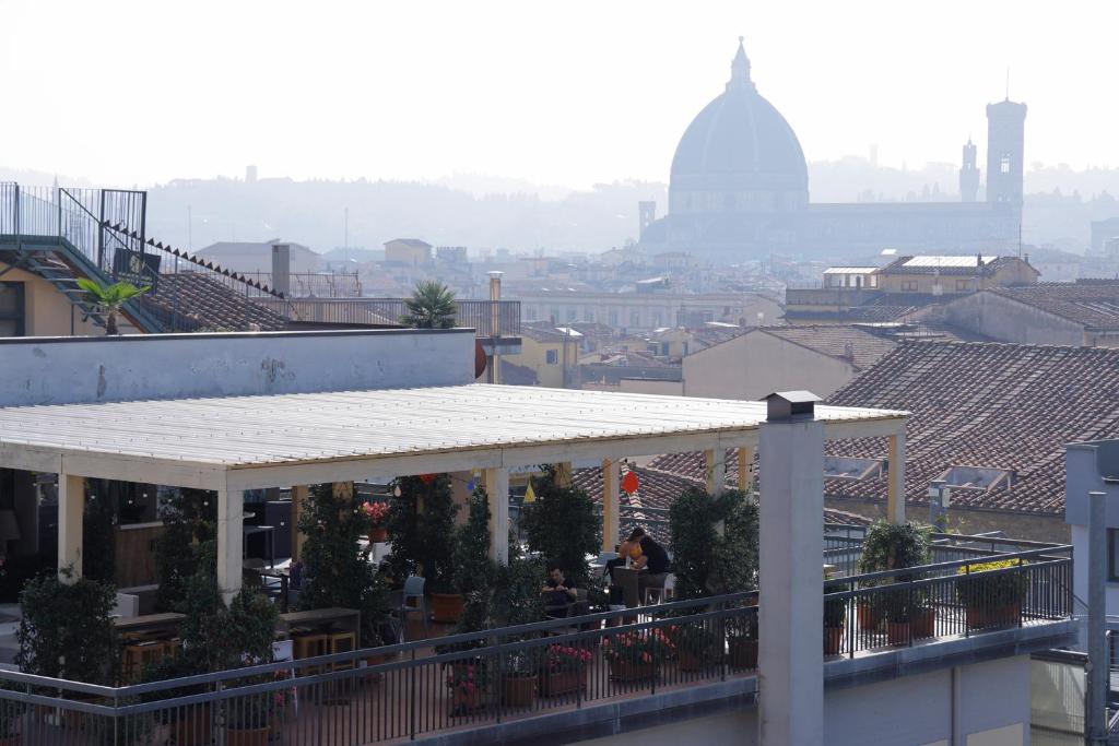 Balcony/terrace, Plus Florence Hostel in Florence