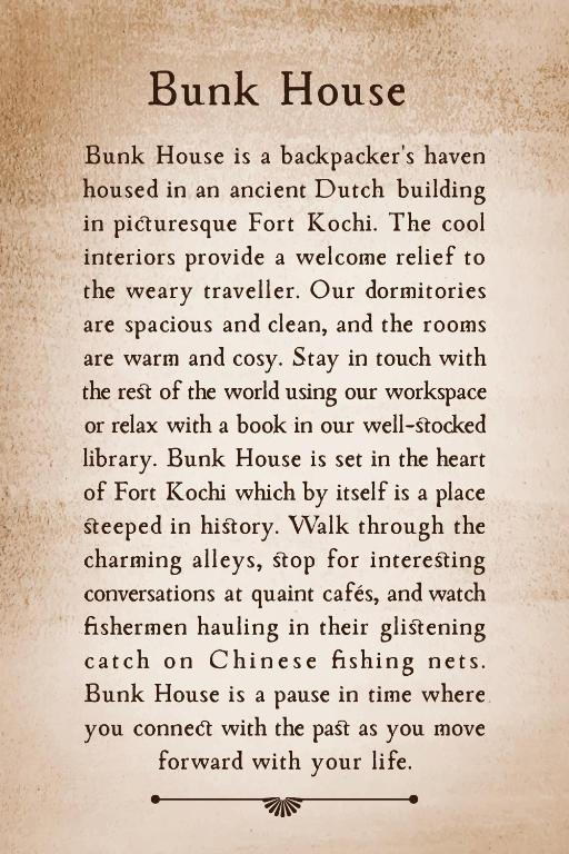 Bunk house Fort Kochi photo
