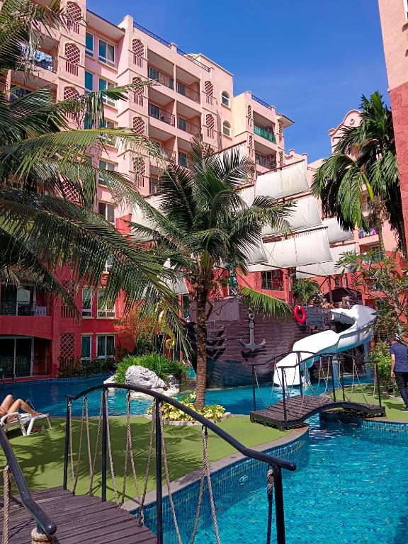 Seven Seas Condo Resort Beautiful Location, Jomtien pláž