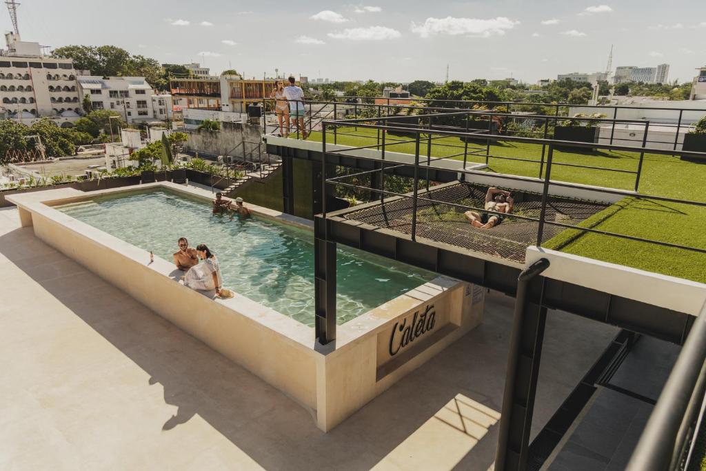 Caleta Hostel Rooftop & Pool - 4