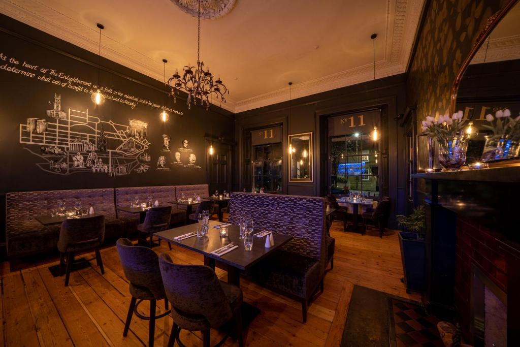 Restaurant, No. 11 Boutique Hotel in Edinburgh