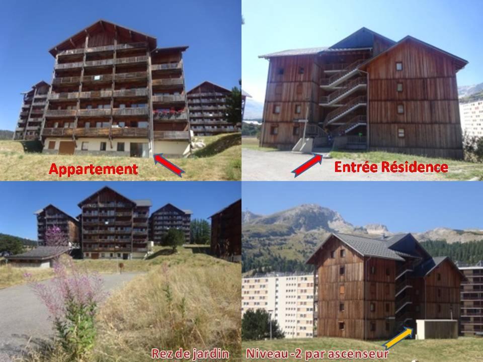 Appartement 8-10 personnes SUPERDEVOLUY Hautes Alpes REZ DE CHAUSSÉE Vue panoramique 3 CHAMBRES - 4