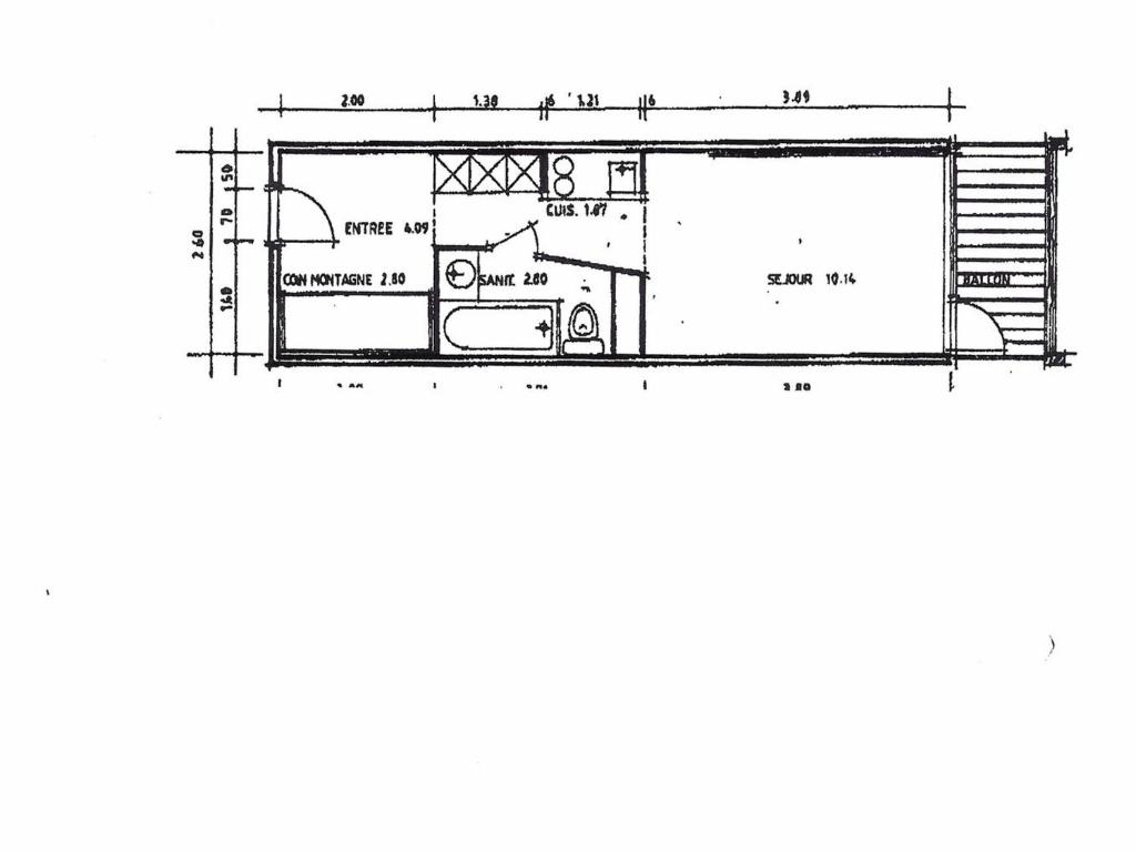 Studio ski aux pieds pour 3 pers à Arc 2000, proche commerces - FR-1-411-458 - 3