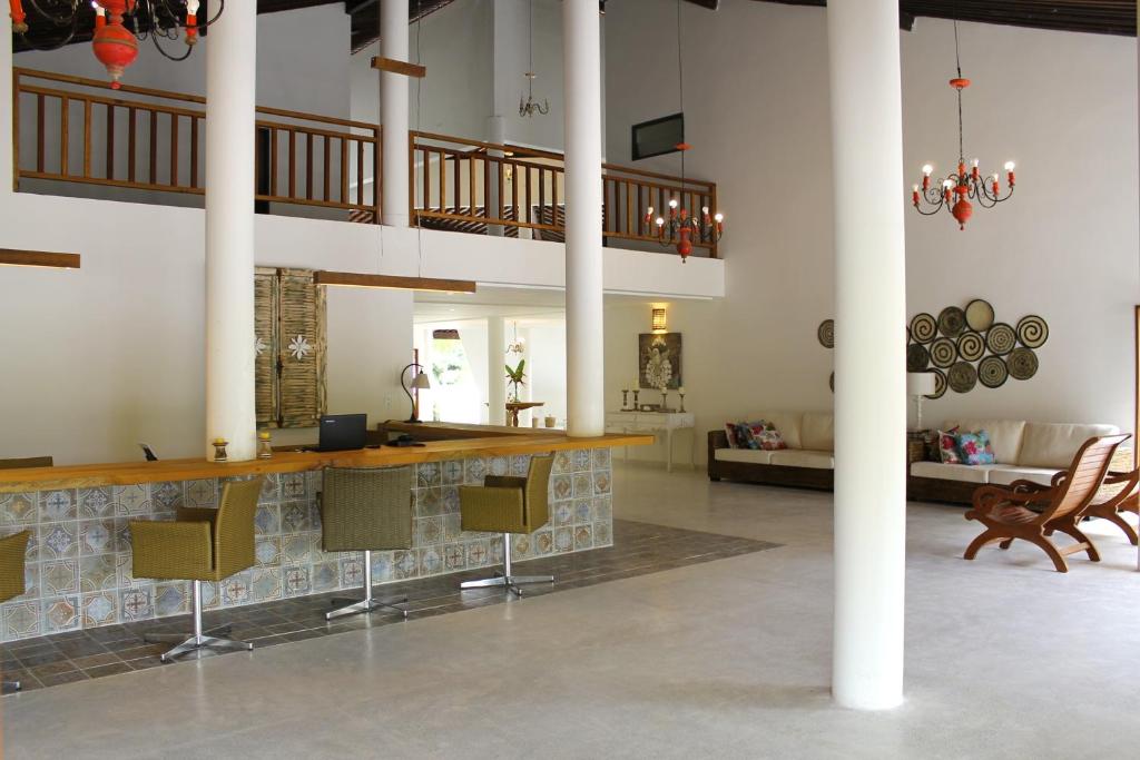 Lobby, Anga Beach Hotel in Sao Miguel dos Milagres