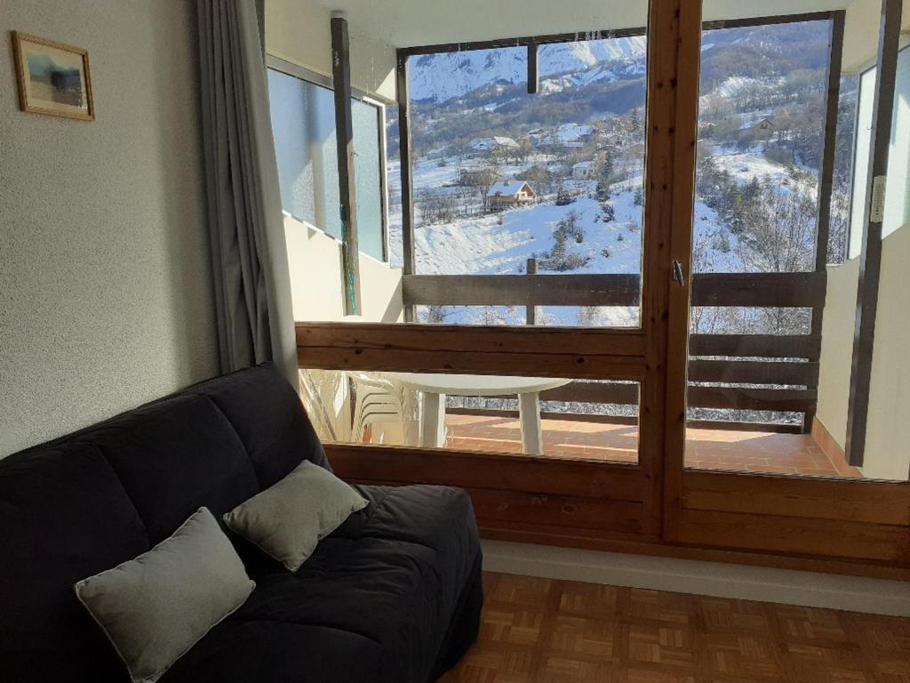 Charmant studio 4 pers au Sauze avec balcon et parking - 1