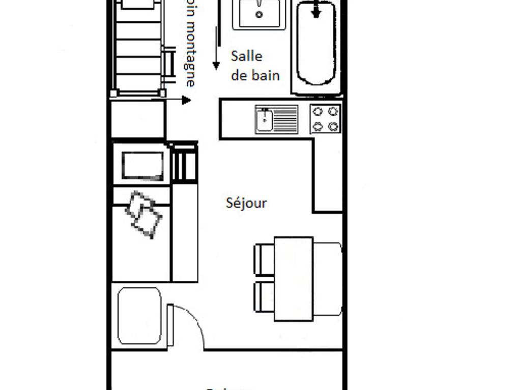 Studio pour 4 à Méribel, proche des pistes, parking inclus - FR-1-411-118 - 5