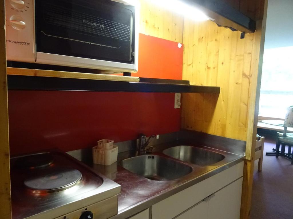 Studio 3 pers à Arc 1600, balcon exposé sud, skis aux pieds, WiFi - FR-1-411-421 - 5