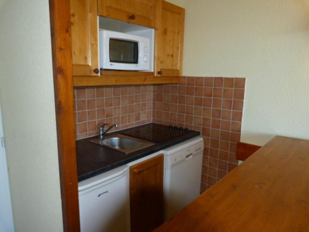Appartement 2 pièces, balcon, animaux admis, Arc 1800 - 2