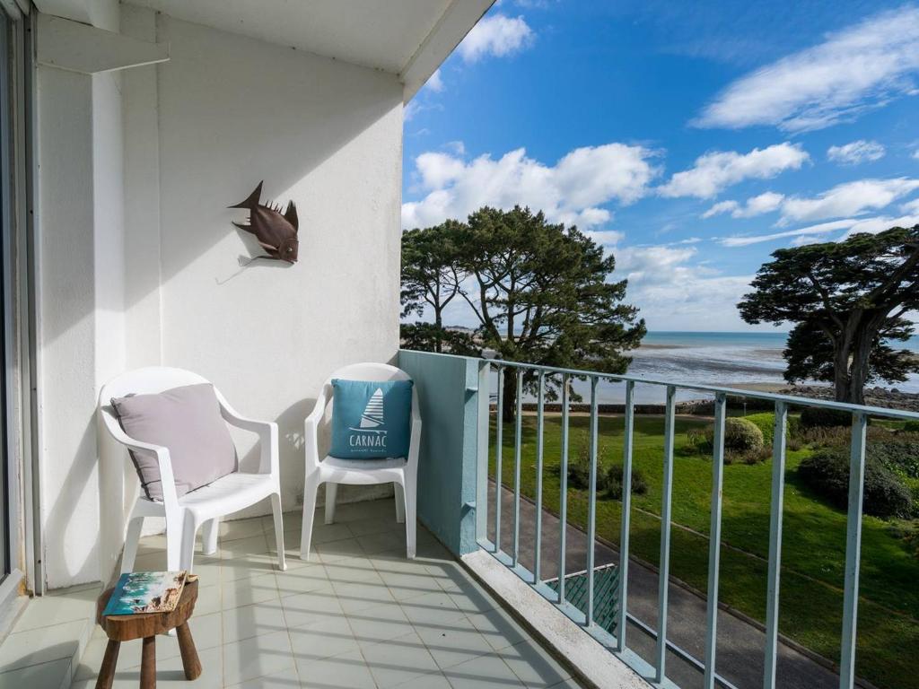 Carnac - Appart 3 pièces + coin couchage, 78m², accès direct plage, animaux admis, parking couvert - FR-1-477-88 - 4