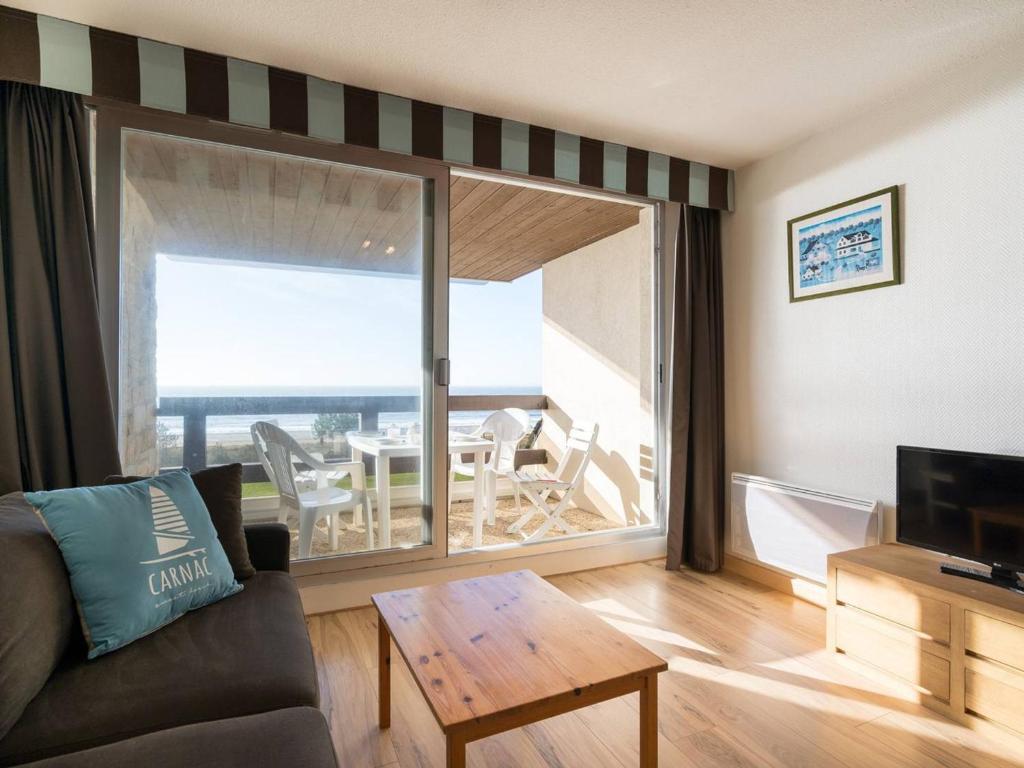 Carnac - Studio cabine 4 pers, 28m², vue mer, parking, animaux acceptés - FR-1-477-117 - 3